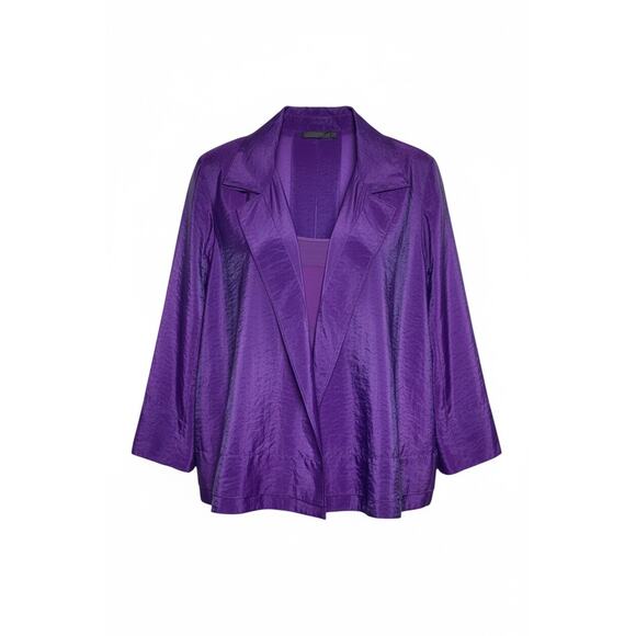 Donna Karan New York Tops - Donna Karan Vintage Purple Silk Blouse Size 10